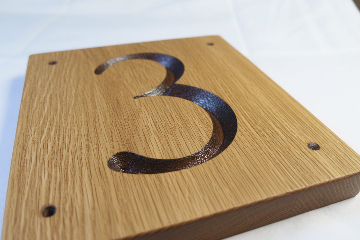 150x150mm European Oak, Times New Roman